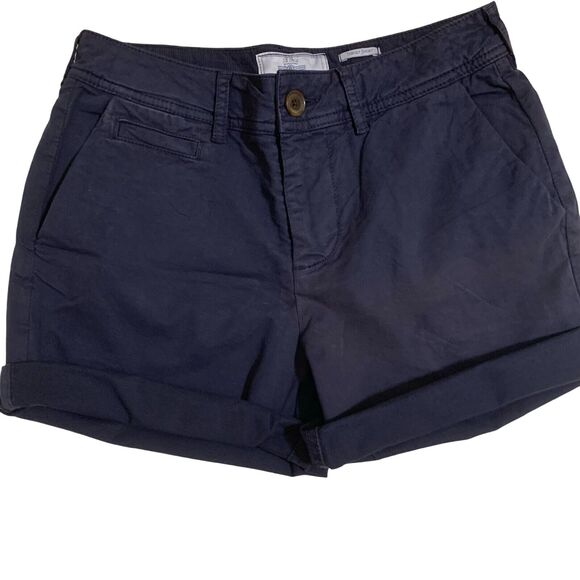 BOGO FREE! FAT FACE DORSET Womens Cotton/Elastane Chino Shorts Navy Blue Sz 4 - Picture 12 of 12